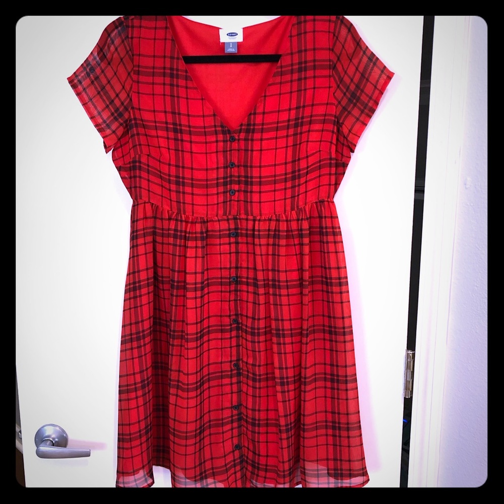 Old Navy Babydoll sheer dress